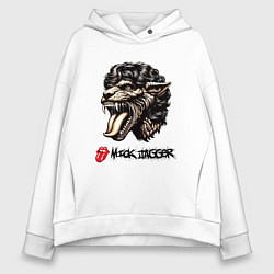 Женское худи оверсайз Mick Jagger - stylization