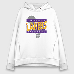 Женское худи оверсайз Lakers basketball play