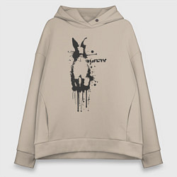 Женское худи оверсайз Banksy bunny