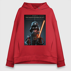 Женское худи оверсайз Дарт Бендер наследие