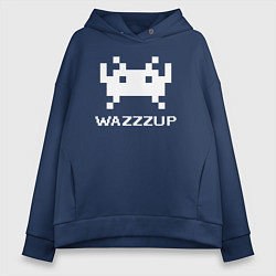 Женское худи оверсайз Space invader wazzzup