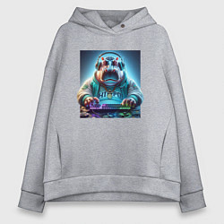 Женское худи оверсайз Hippo - esports player