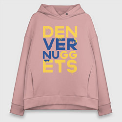 Женское худи оверсайз Denver Nuggets NBA