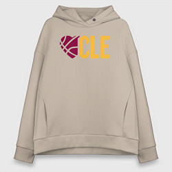 Женское худи оверсайз Love Cleveland