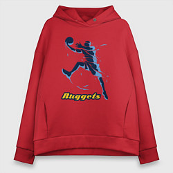 Женское худи оверсайз Nuggets baller