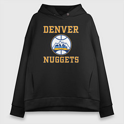 Женское худи оверсайз Денвер Наггетс