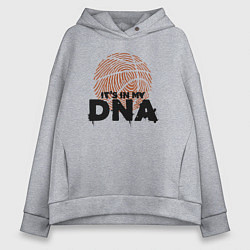 Женское худи оверсайз ДНК баскетбола