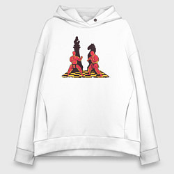 Женское худи оверсайз Karate chess