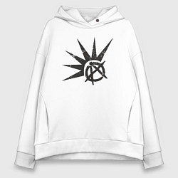 Женское худи оверсайз Anarchy punks