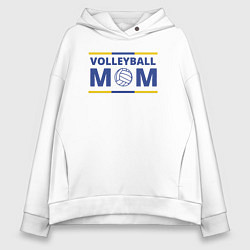 Женское худи оверсайз Волейбольная мама