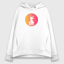 Женское худи оверсайз День победы 80 лет