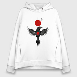 Женское худи оверсайз The night raven