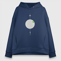 Женское худи оверсайз Новая планета