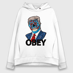 Женское худи оверсайз Trump obey