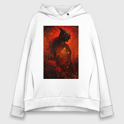 Женское худи оверсайз Маления