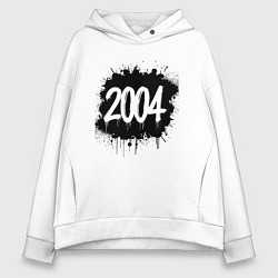 Женское худи оверсайз 2004 всплеск краски