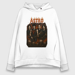 Женское худи оверсайз Astro в стиле хэви метал