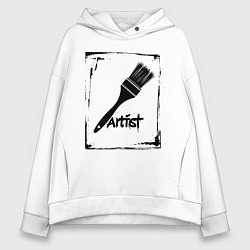 Женское худи оверсайз Кисть художника