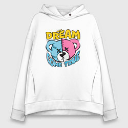 Женское худи оверсайз Мечты сбываются