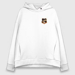 Женское худи оверсайз ФК Урал - маленький логотип