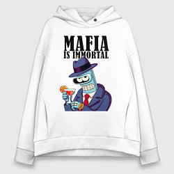 Женское худи оверсайз Мафиози Бендер - мафия бессмертна мем