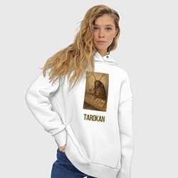 Толстовка оверсайз женская Тarokan, цвет: белый — фото 2