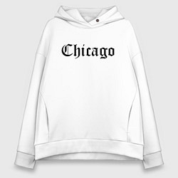 Женское худи оверсайз Chicago Illinois - USA