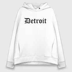 Женское худи оверсайз Detroit Michigan - USA