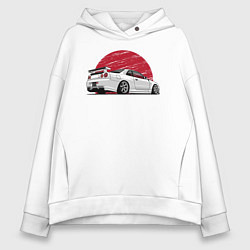 Женское худи оверсайз Nissan Skyline art