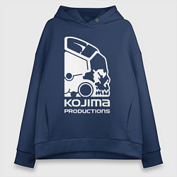 Женское худи оверсайз Кодзима продакшенс логотип