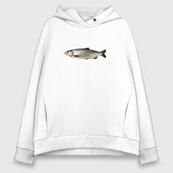 Женское худи оверсайз Селёдка в профиль