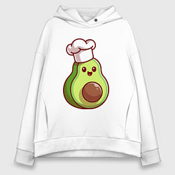 Женское худи оверсайз Повар авокадо
