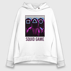 Женское худи оверсайз Squid game shadows