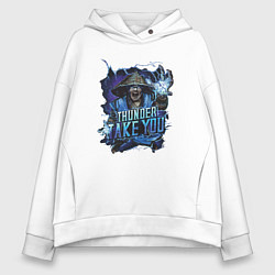 Женское худи оверсайз Райден - гром заберёт тебя