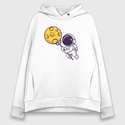 Женское худи оверсайз Поймать луну