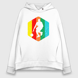 Женское худи оверсайз Цвет баскетбола