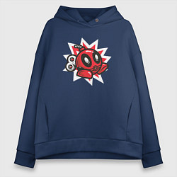 Женское худи оверсайз Deadpool bomb