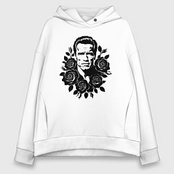 Женское худи оверсайз Арнольд Шварценеггер в цветах