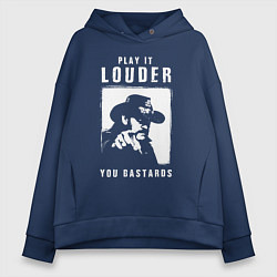 Женское худи оверсайз Лемми - сделайте громче ублюдки