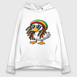 Женское худи оверсайз Раста утка