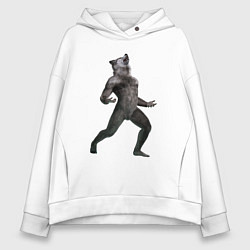 Женское худи оверсайз Ночной оборотень