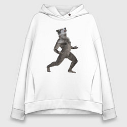 Женское худи оверсайз Оборотень воет