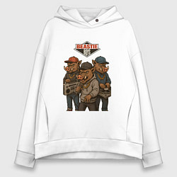 Женское худи оверсайз Beastie boys
