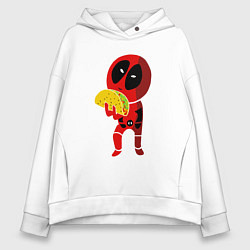 Женское худи оверсайз Tacos Deadpool