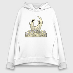 Женское худи оверсайз Два духа под луной