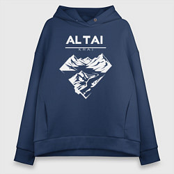 Женское худи оверсайз Алтайский край горы