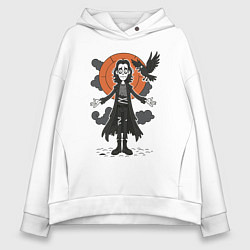 Женское худи оверсайз Эрик Дрейвен - Ворон