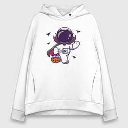 Женское худи оверсайз Космонавт с конфетками