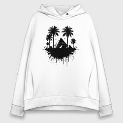 Женское худи оверсайз Тени вечности Египта