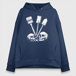 Женское худи оверсайз Искусство раскопок